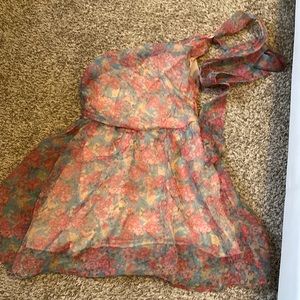 Womens one shoulder dress.